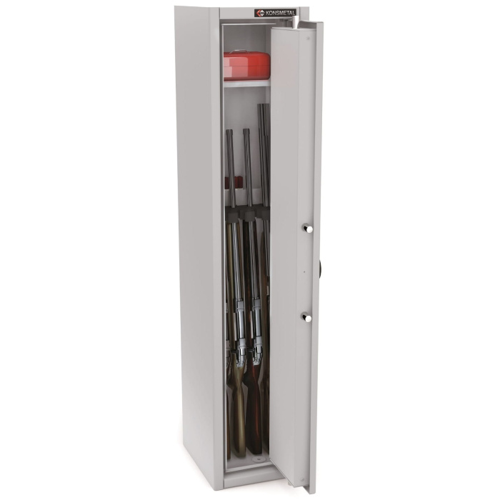 Sejf na broń długą MLB 150P/5 szt. broni, zamek kluczowy kl. A, klasa bezpieczeństwa S1